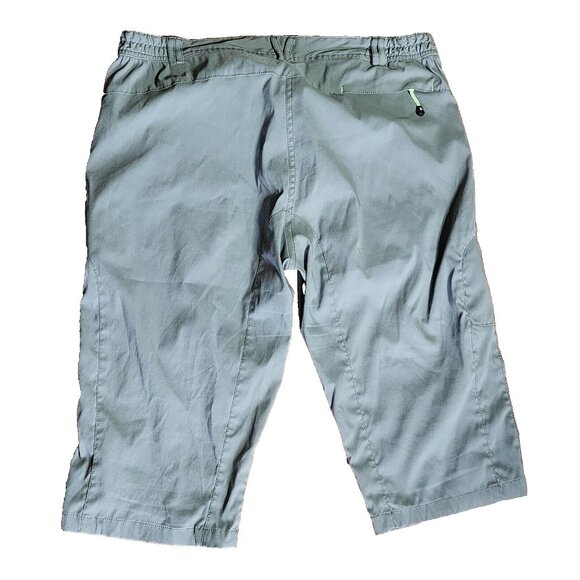 KILLTEC Solid All Green Crop Zipper Pocket Cargo Pants Womens Size 16 - Picture 5 of 5